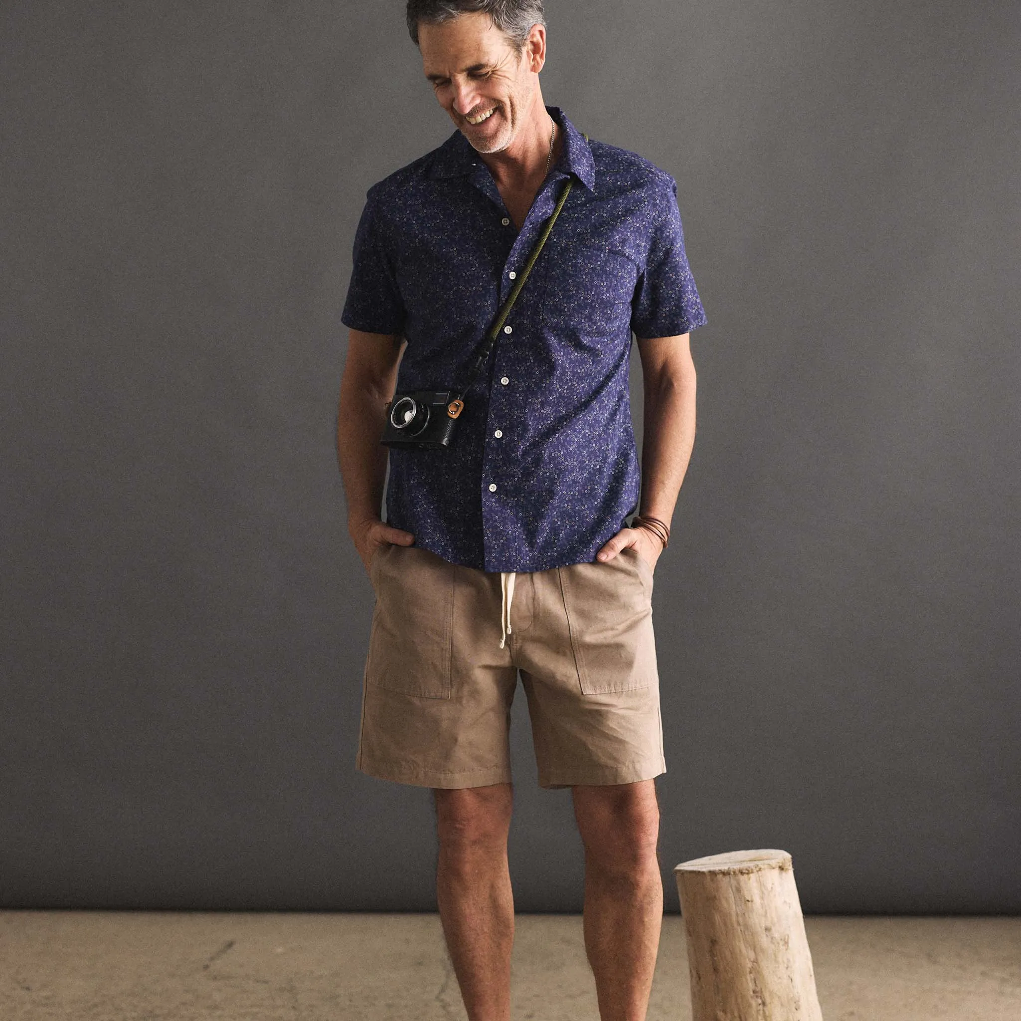 The Apres Trail Short in Dried Earth Slub sold by Taylor Stitch product image thumbnail 3