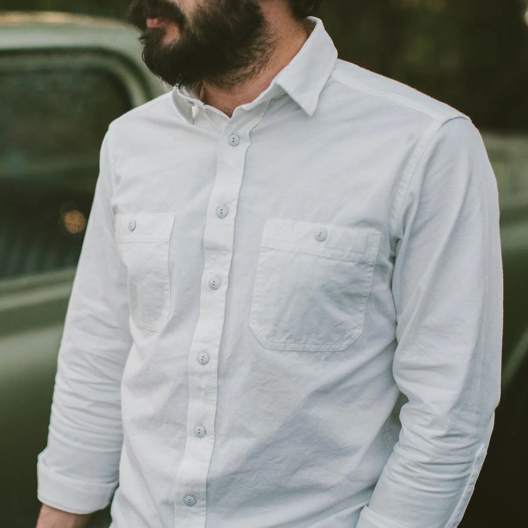 The California in White Everyday Chambray sold by Taylor Stitch product image thumbnail 3