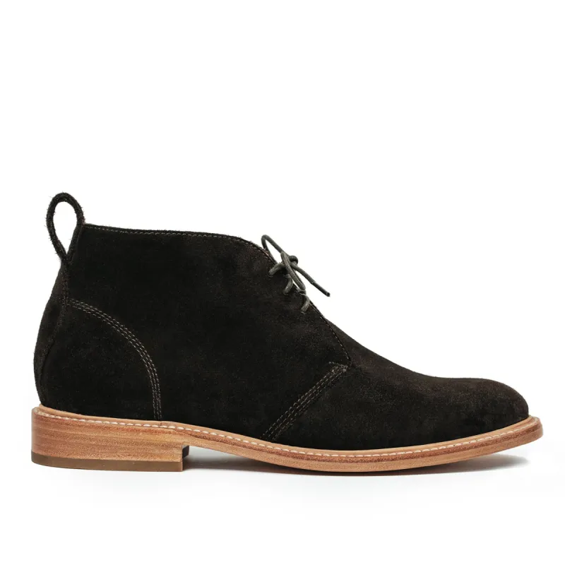 The Chukka in Weatherproof Chocolate Suede sold by Taylor Stitch