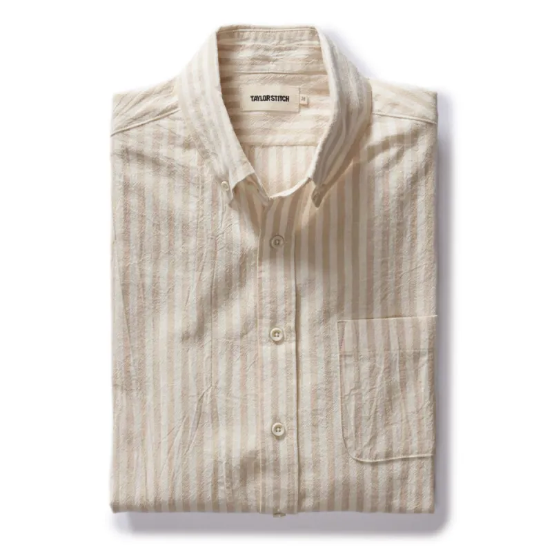 The Jack in Dried Cacti Stripe sold by Taylor Stitch
