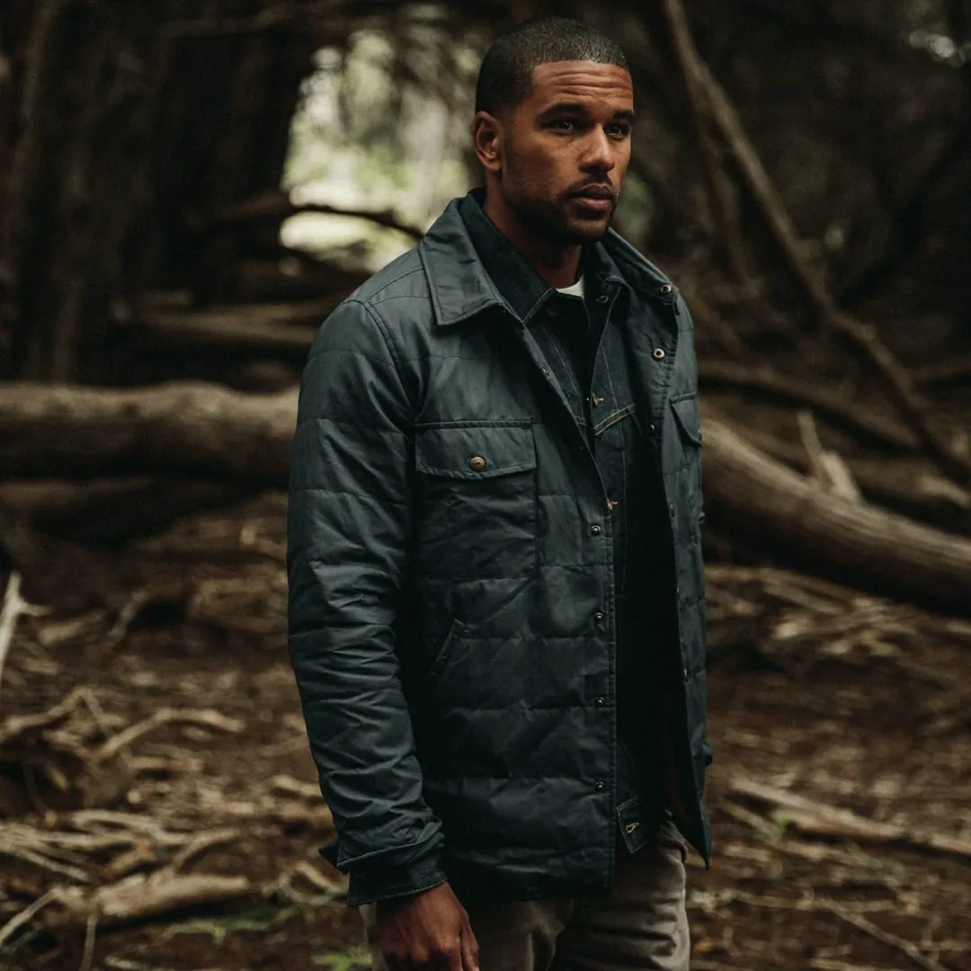 The Garrison Shirt Jacket in Navy Dry Wax sold by Taylor Stitch product image thumbnail 2