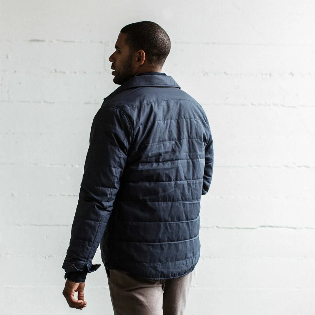 The Garrison Shirt Jacket in Navy Dry Wax sold by Taylor Stitch product image thumbnail 3