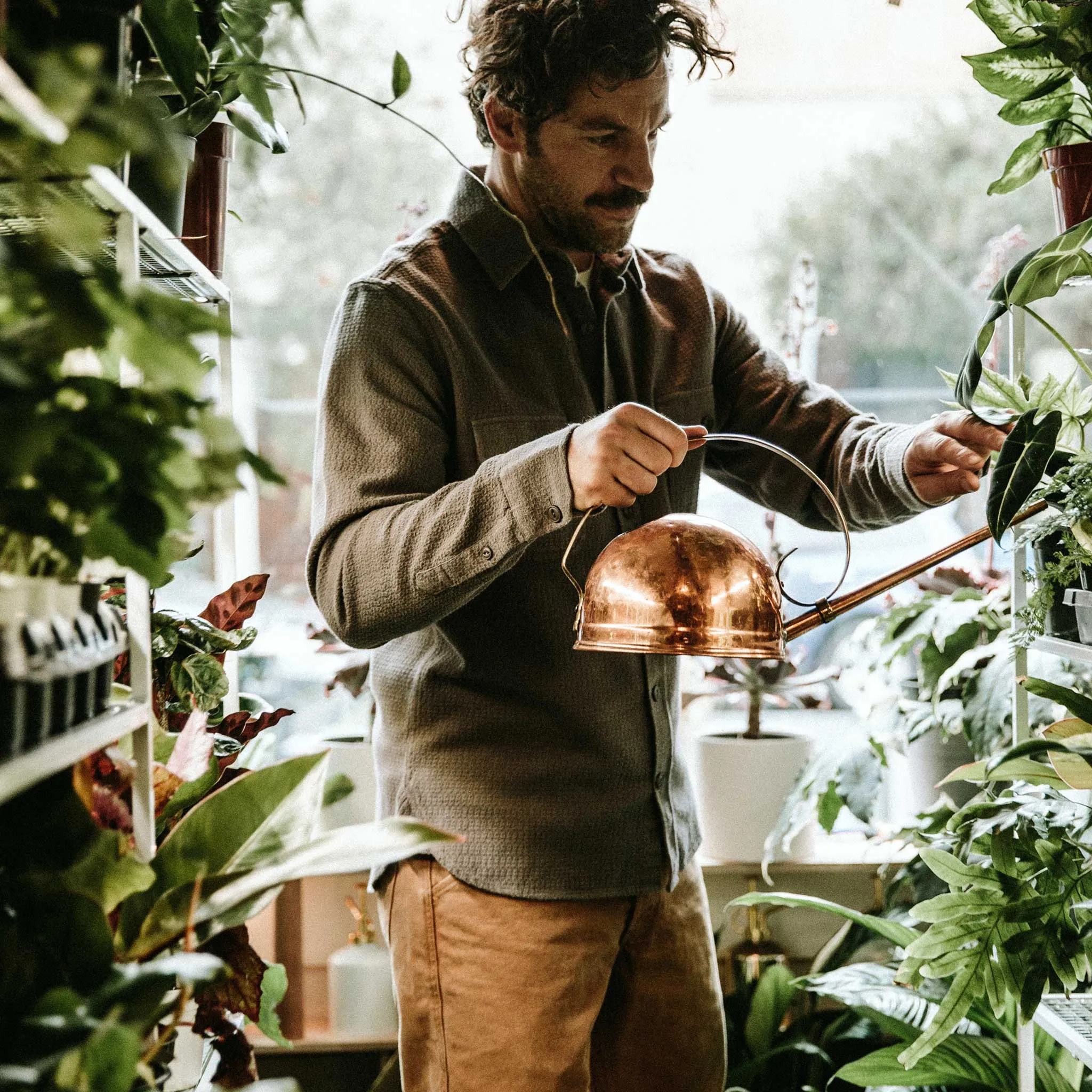 The Utility Shirt in Charcoal Jacquard sold by Taylor Stitch product image thumbnail 4