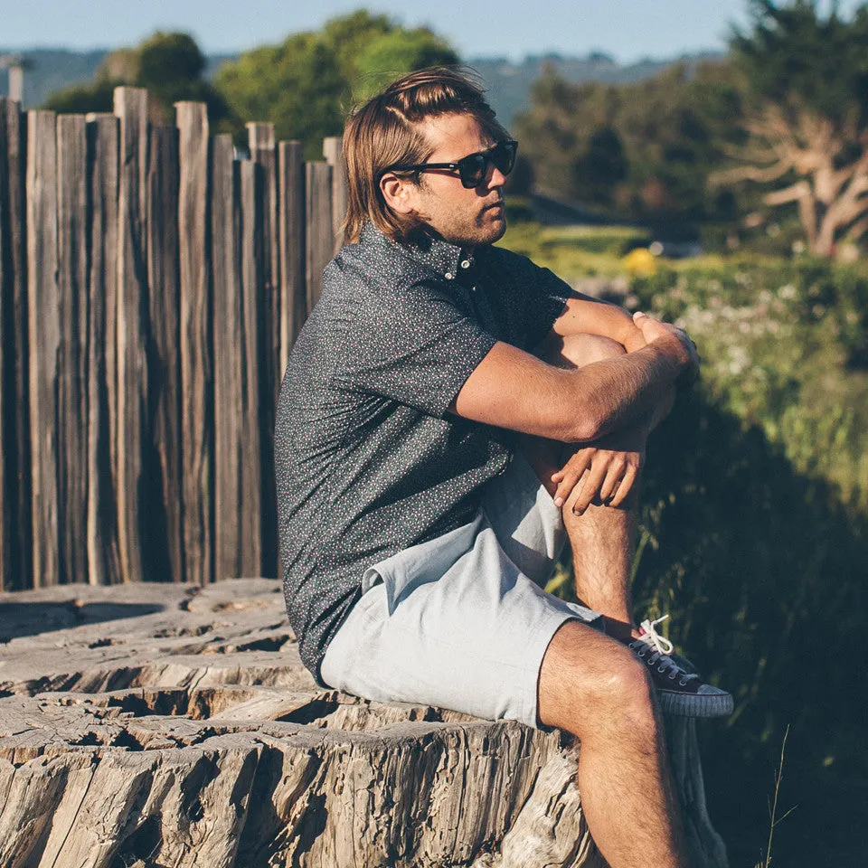 Sun Bleached Indigo Linen and Cotton Leisure Shorts sold by Taylor Stitch product image thumbnail 3