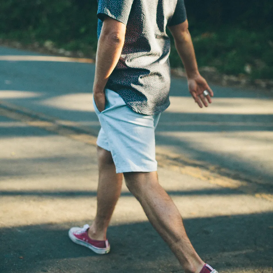 Sun Bleached Indigo Linen and Cotton Leisure Shorts sold by Taylor Stitch product image thumbnail 5