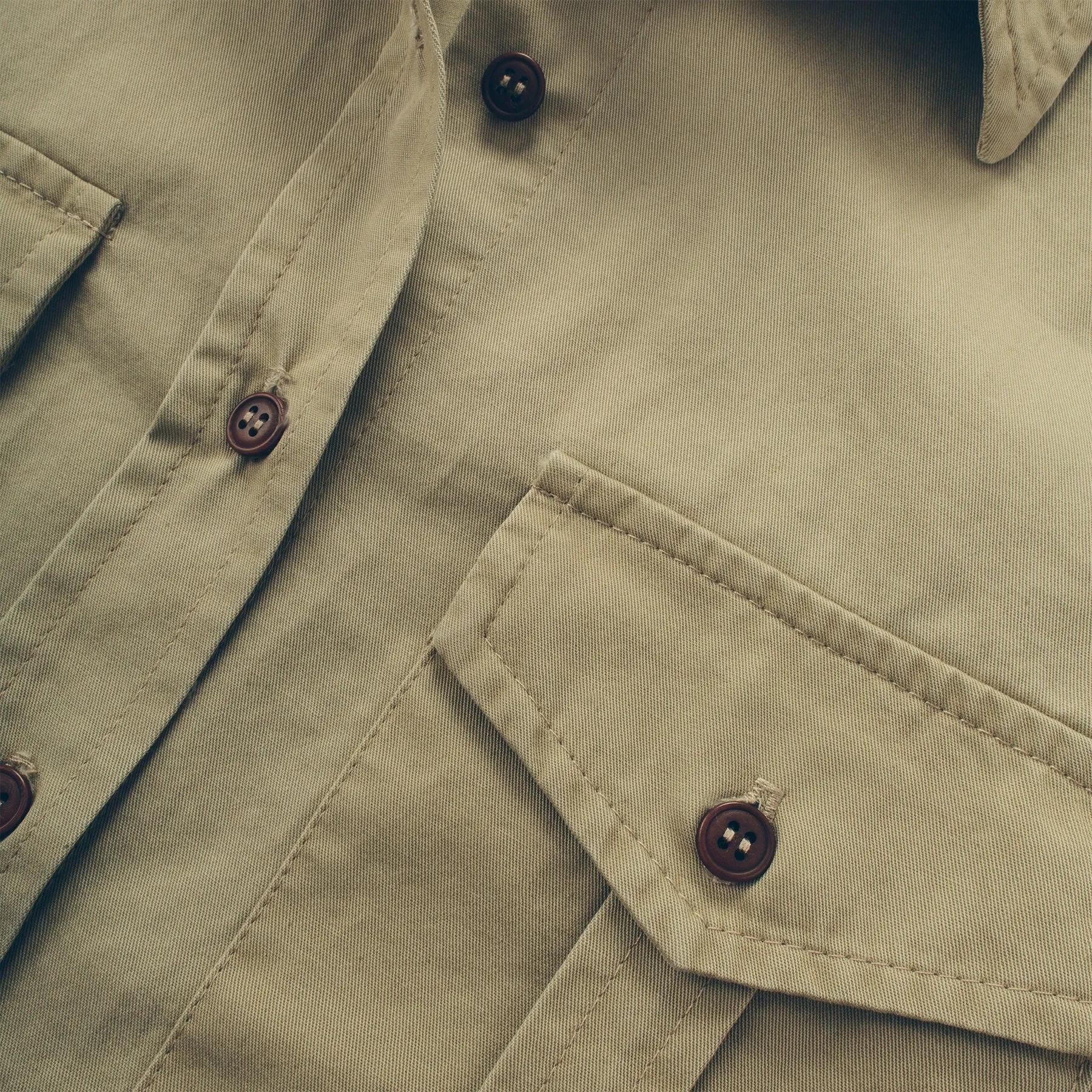 The Andie Shirt in Tan Twill sold by Taylor Stitch product image thumbnail 3