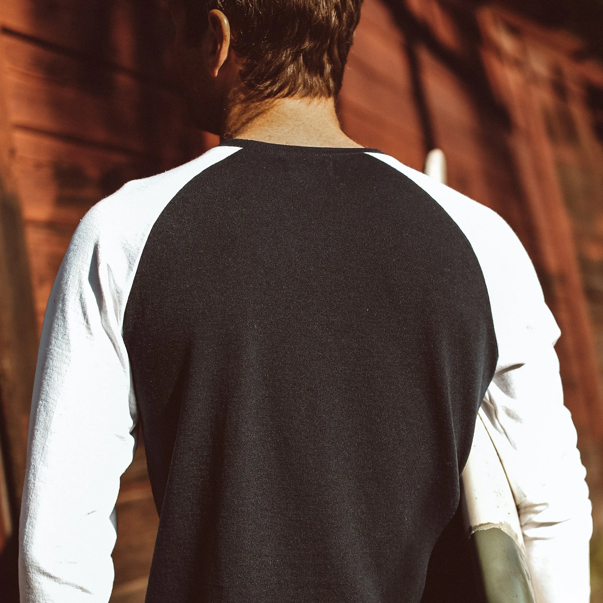 The Heavy Bag Baseball Tee in Navy sold by Taylor Stitch product image thumbnail 3