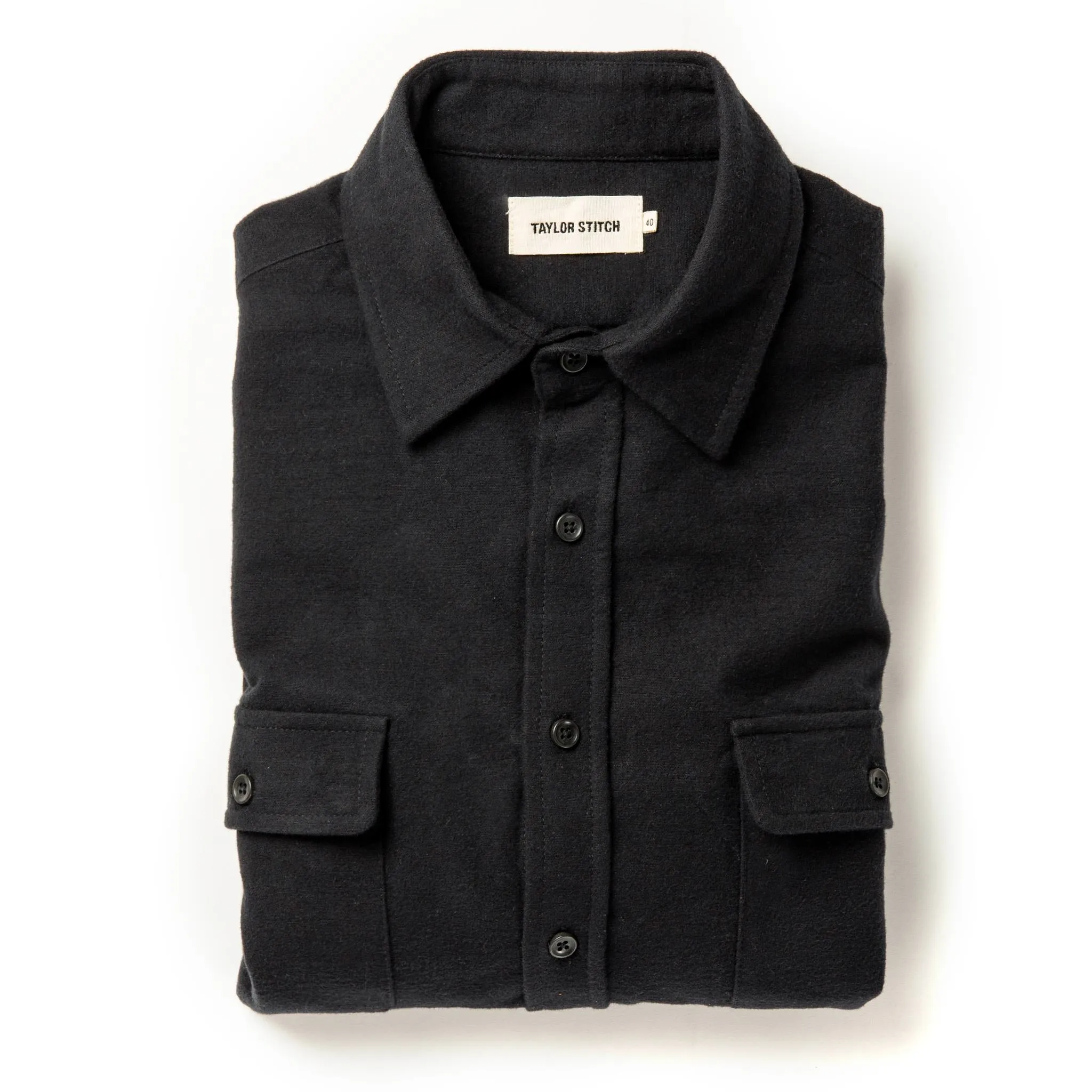 The Yosemite Shirt in Black sold by Taylor Stitch