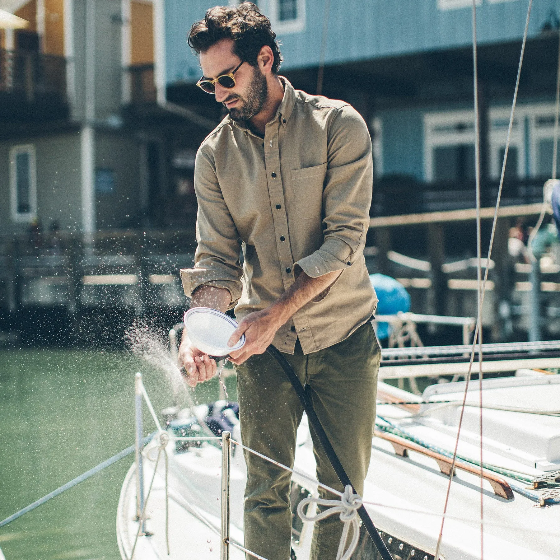 The Jack in Khaki Work Oxford sold by Taylor Stitch product image thumbnail 3