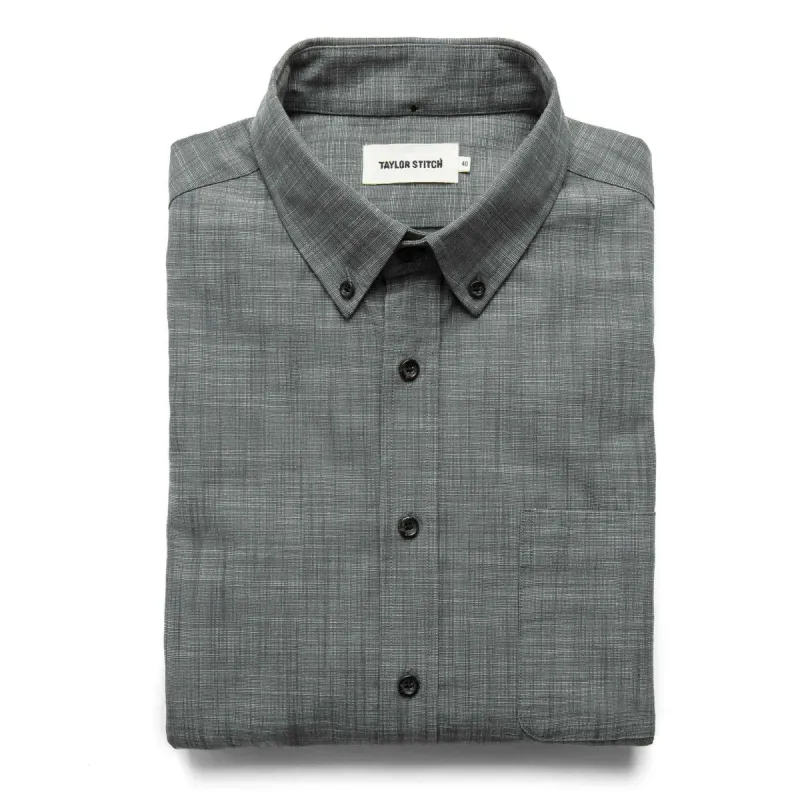 The Jack in Olive Pin Dot sold by Taylor Stitch