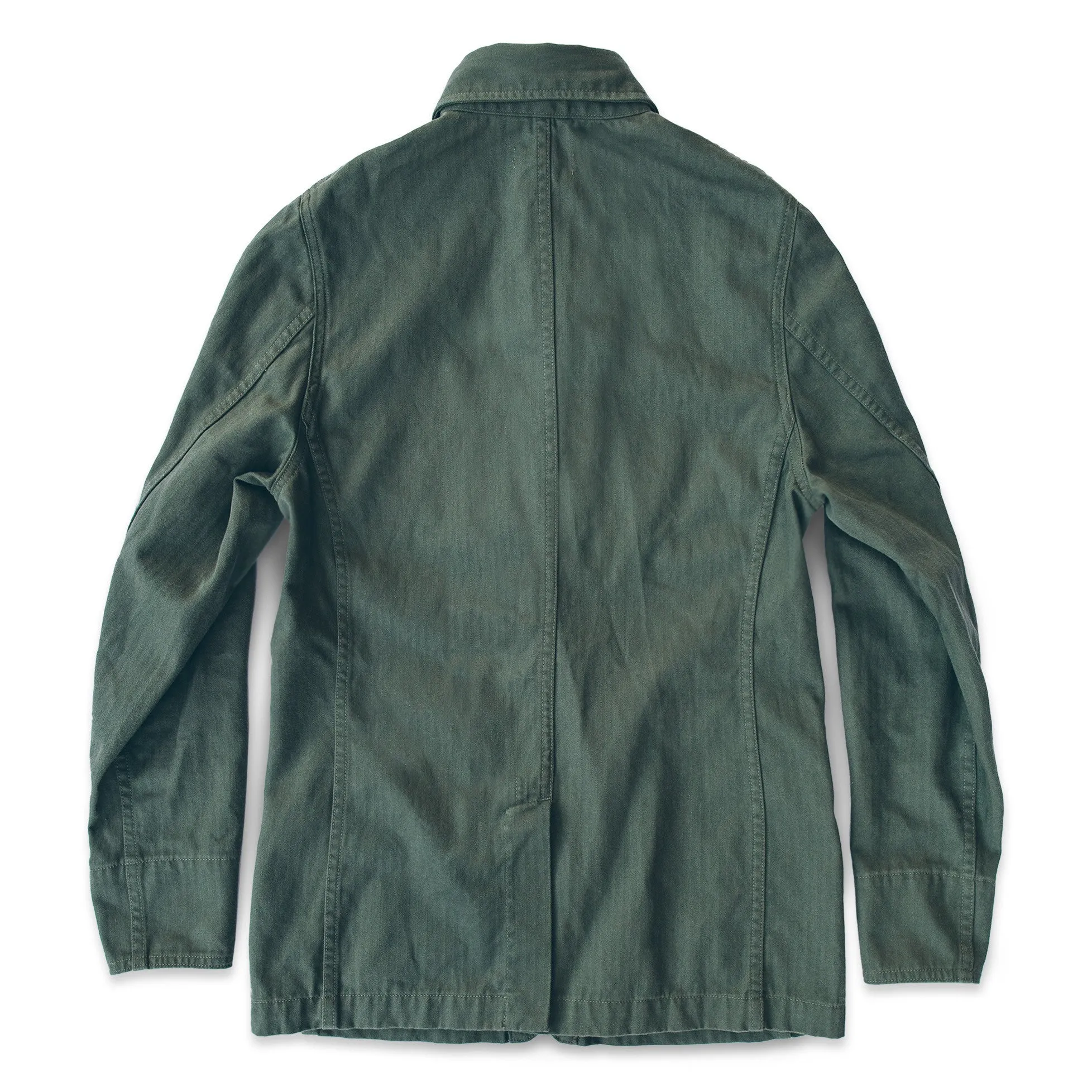 The Agnes Jacket in Olive Herringbone sold by Taylor Stitch product image thumbnail 4