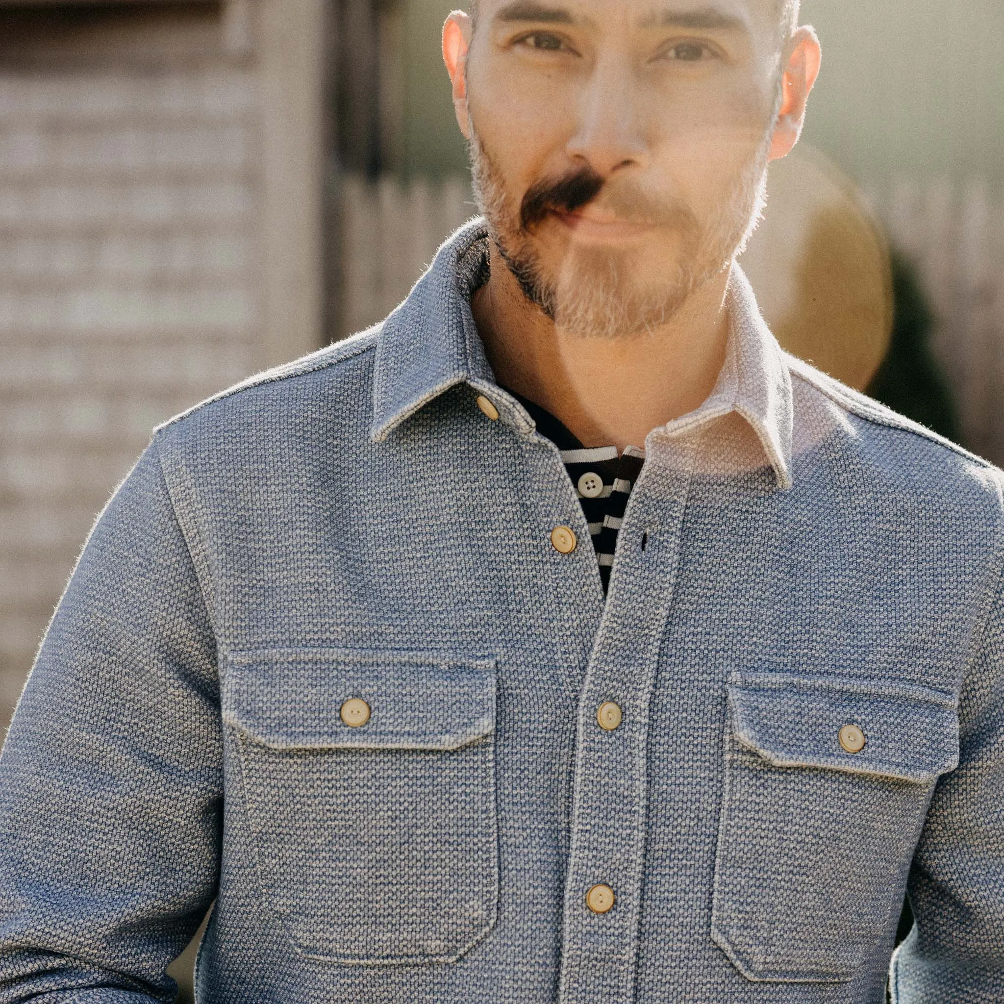 The Division Shirt in Washed Indigo sold by Taylor Stitch product image thumbnail 3