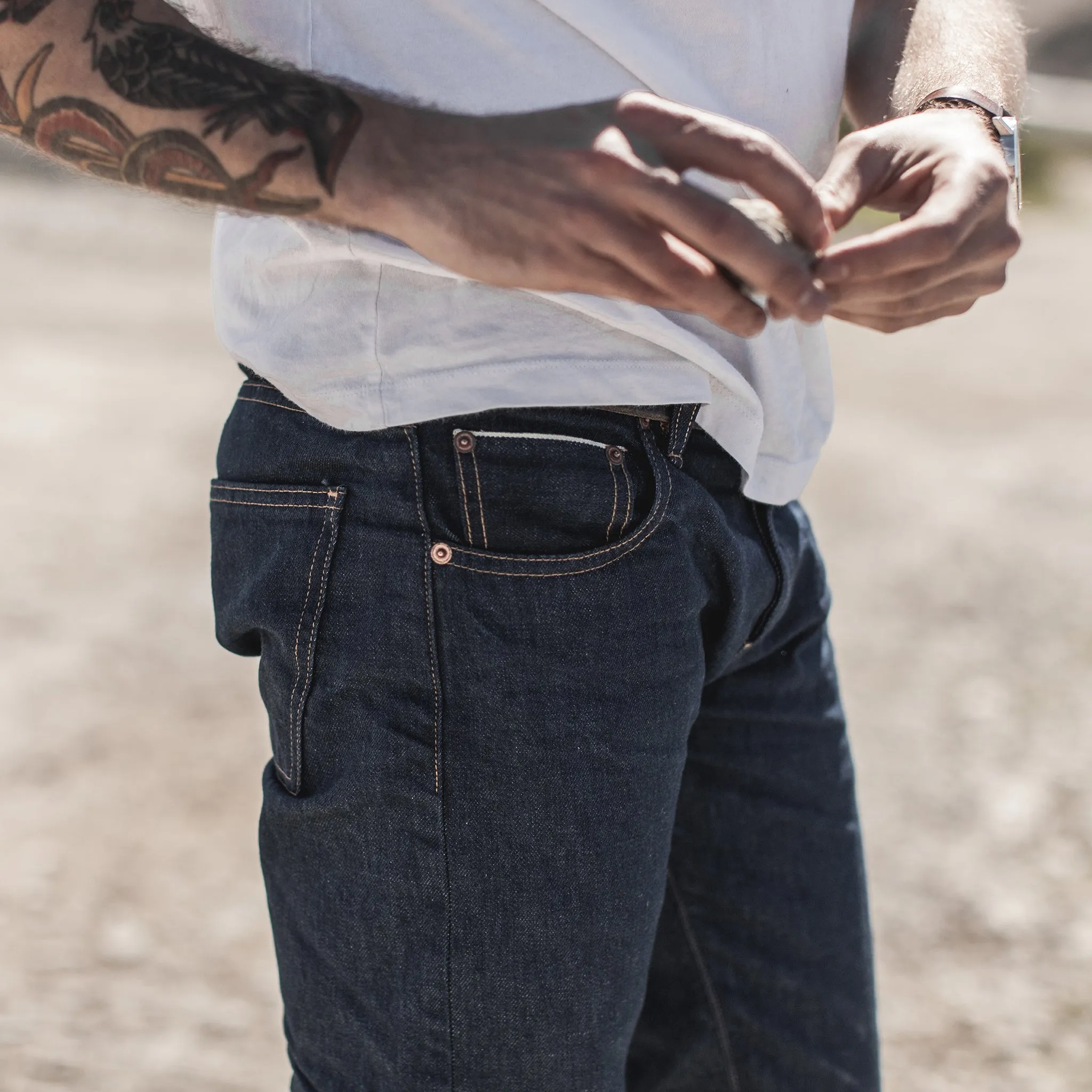 The Democratic Jean in 110 Year Denim sold by Taylor Stitch product image thumbnail 2