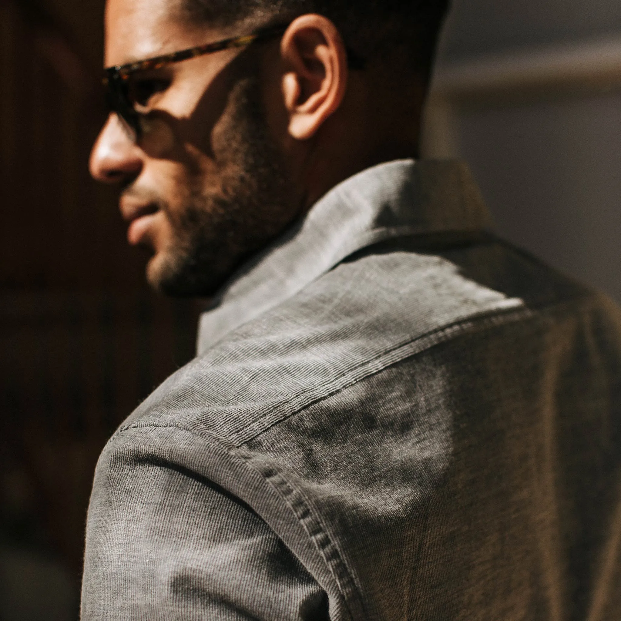 The Short Sleeve California in Slate Cord sold by Taylor Stitch product image thumbnail 5