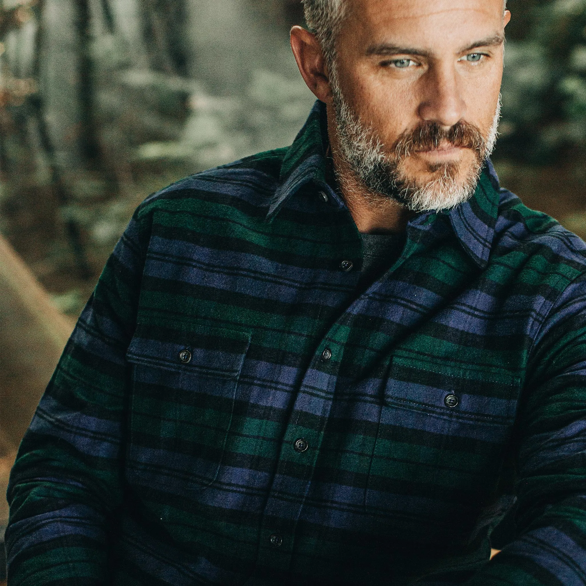 The Yosemite Shirt in Blackwatch Plaid sold by Taylor Stitch product image thumbnail 5