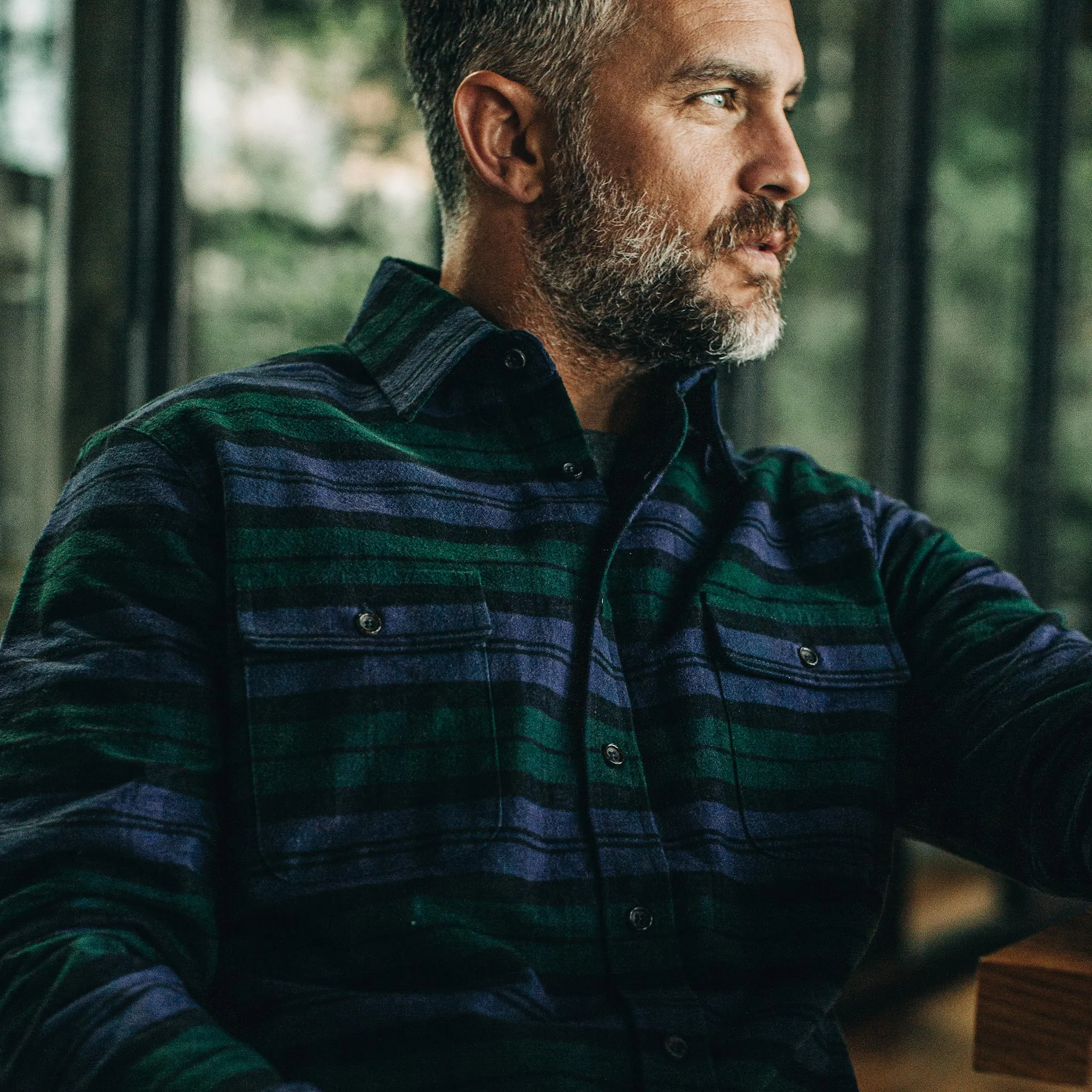 The Yosemite Shirt in Blackwatch Plaid sold by Taylor Stitch product image thumbnail 3