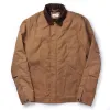 The Workhorse Jacket in Tobacco Boss Duck sold by Taylor Stitch