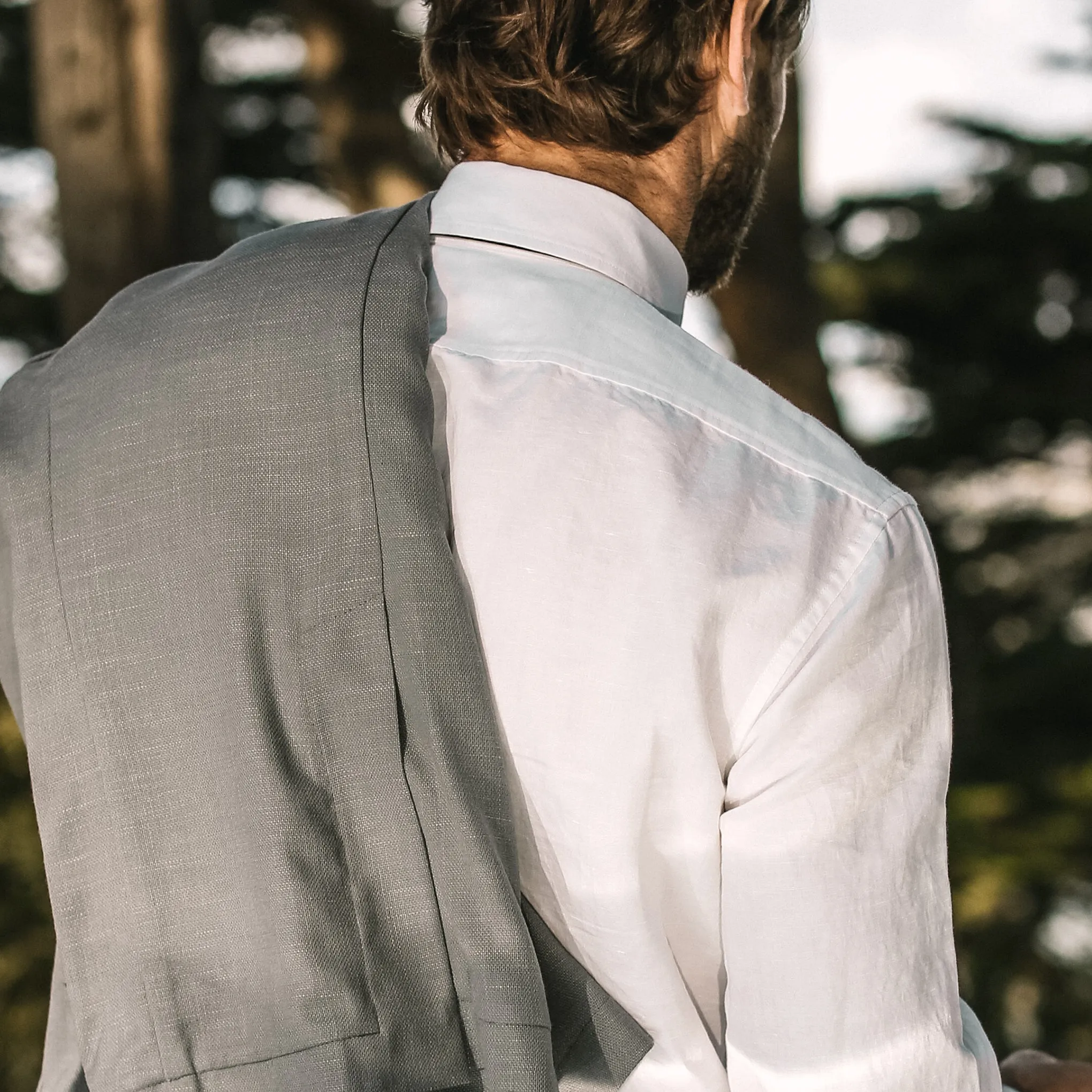 The California in Natural Slub Linen sold by Taylor Stitch product image thumbnail 5