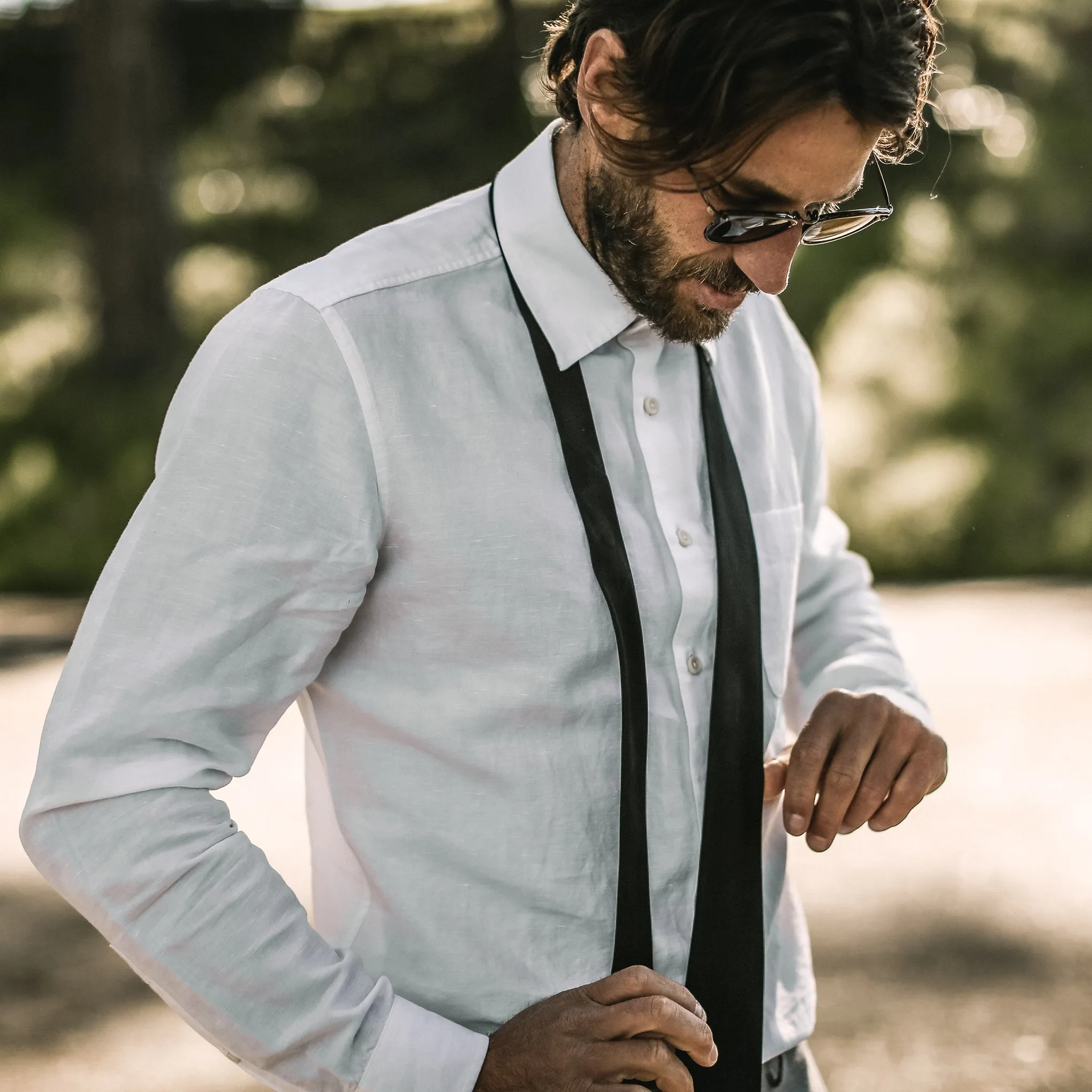 The California in Natural Slub Linen sold by Taylor Stitch product image thumbnail 2