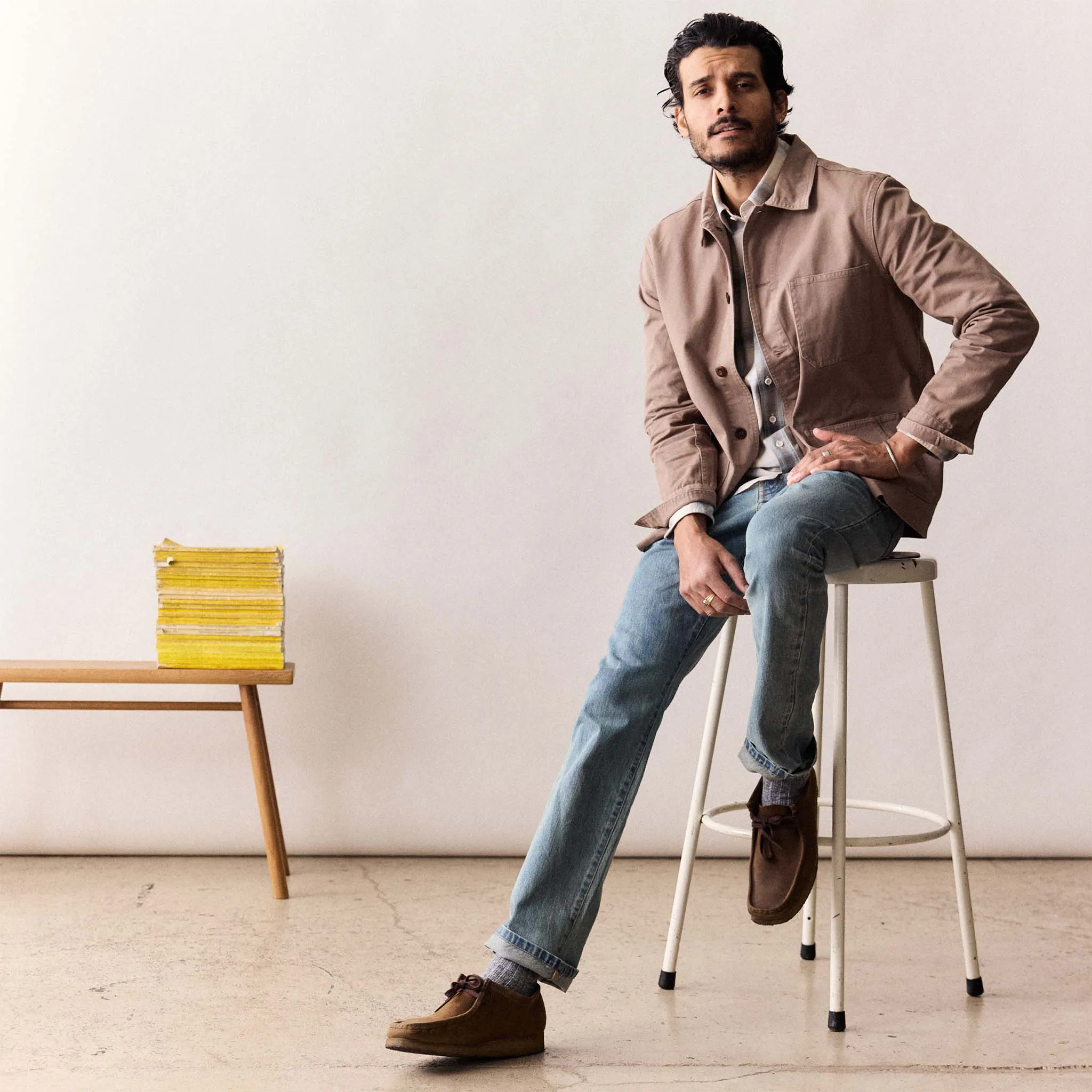 The Ojai Jacket in Organic Dried Earth Foundation Twill sold by Taylor Stitch product image thumbnail 5