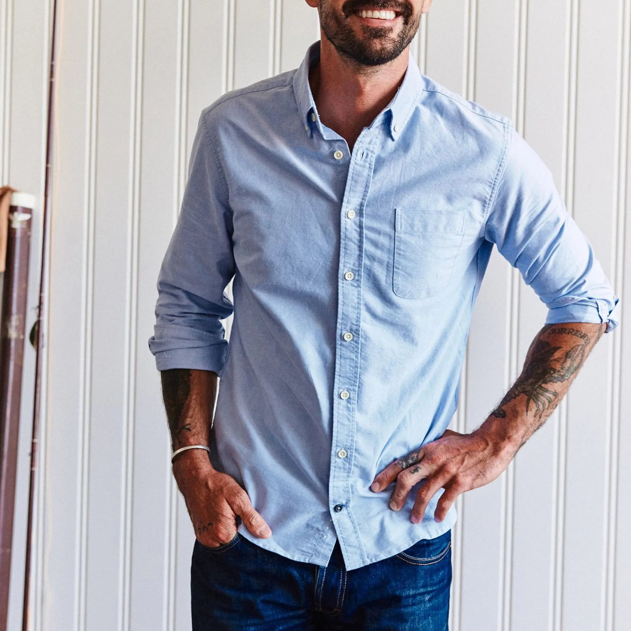 The Jack in Blue Everyday Oxford sold by Taylor Stitch product image thumbnail 2