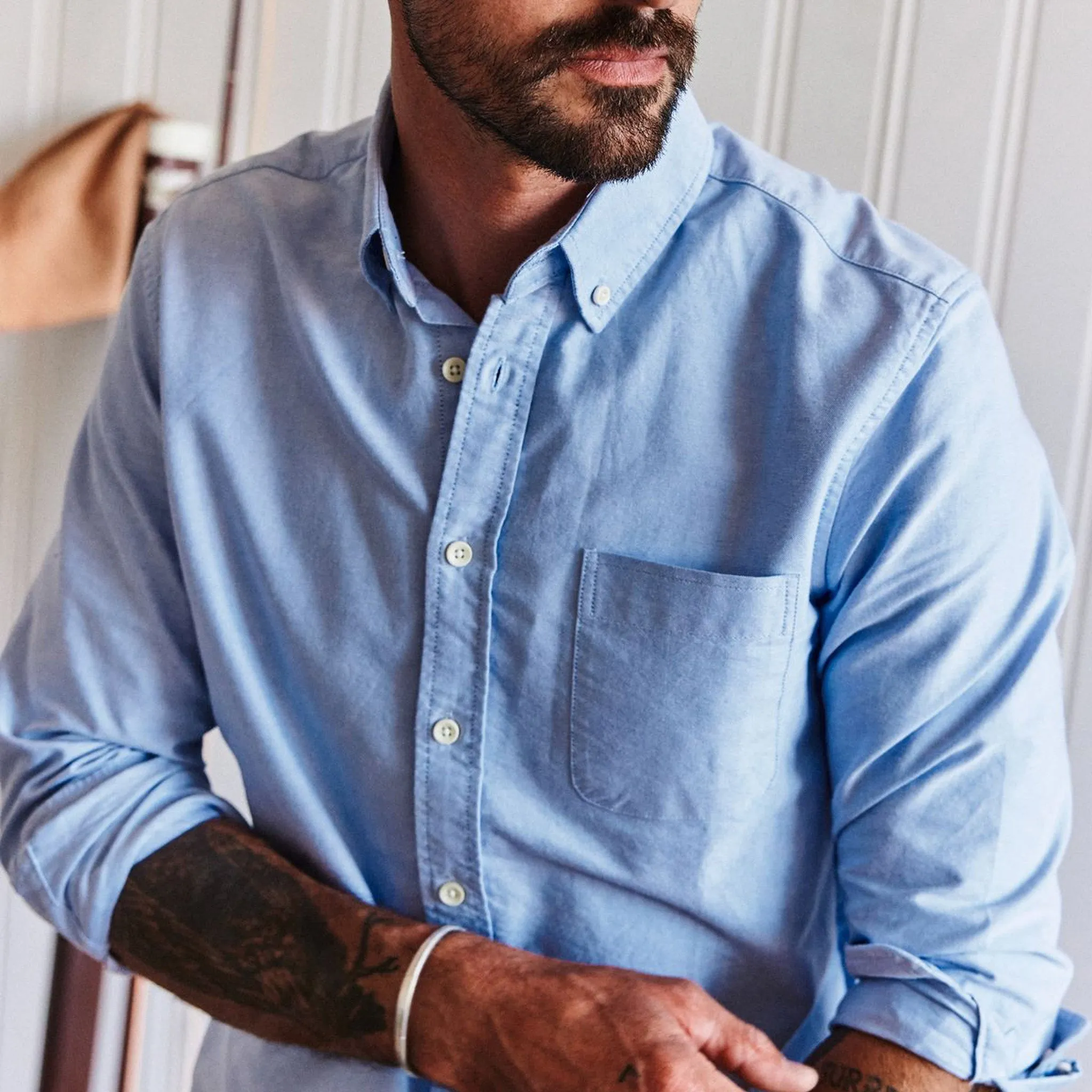 The Jack in Blue Everyday Oxford sold by Taylor Stitch product image thumbnail 3