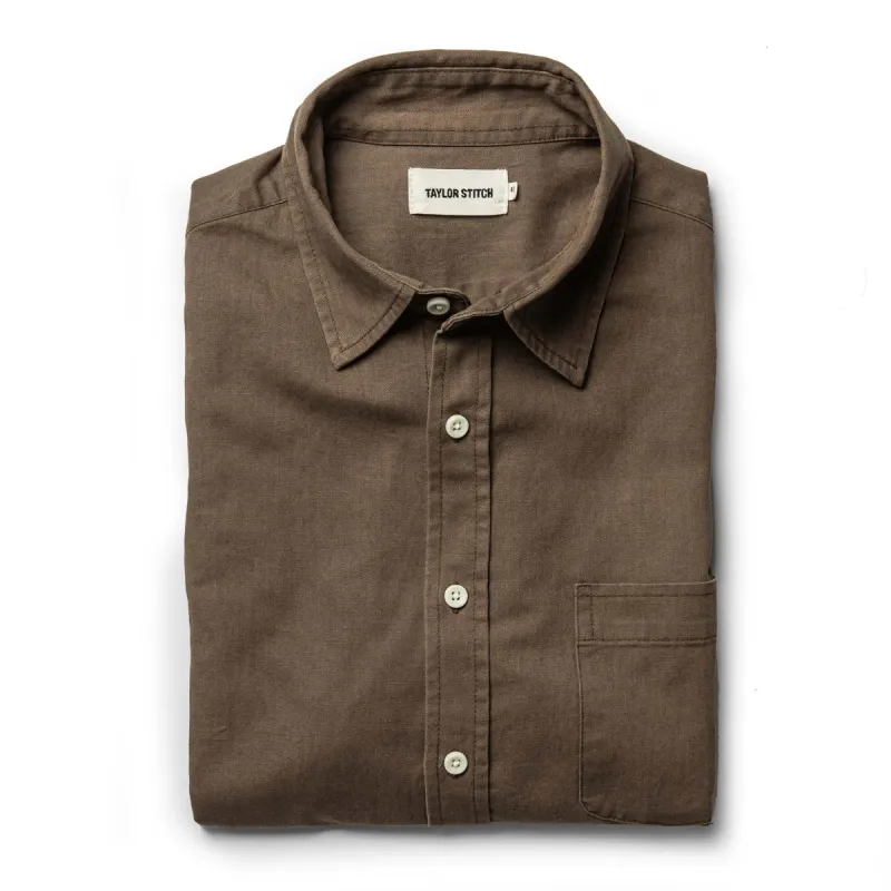 The California in Khaki Herringbone sold by Taylor Stitch