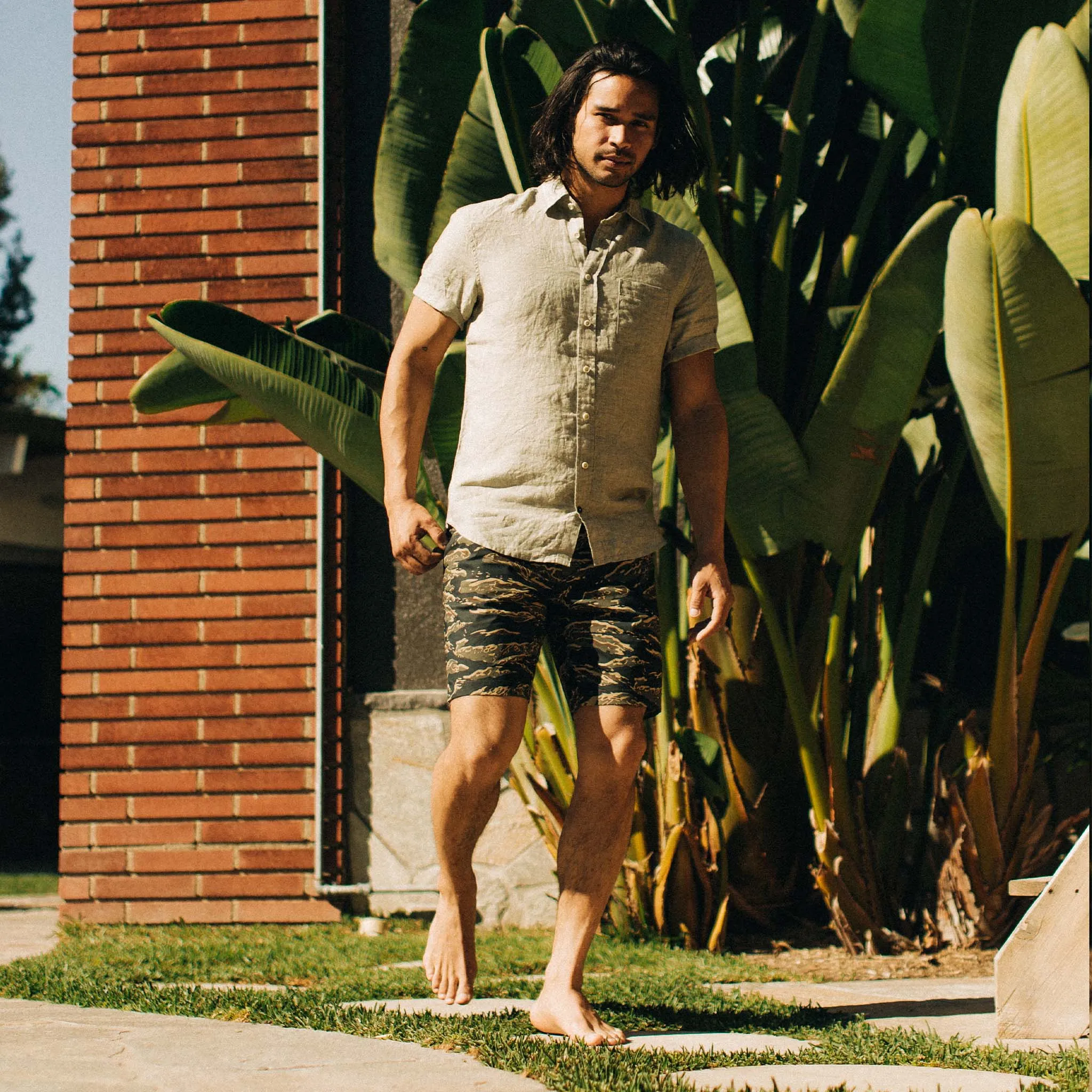 The Adventure Short in Tiger Camo sold by Taylor Stitch product image thumbnail 2