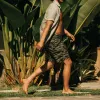 The Adventure Short in Tiger Camo sold by Taylor Stitch