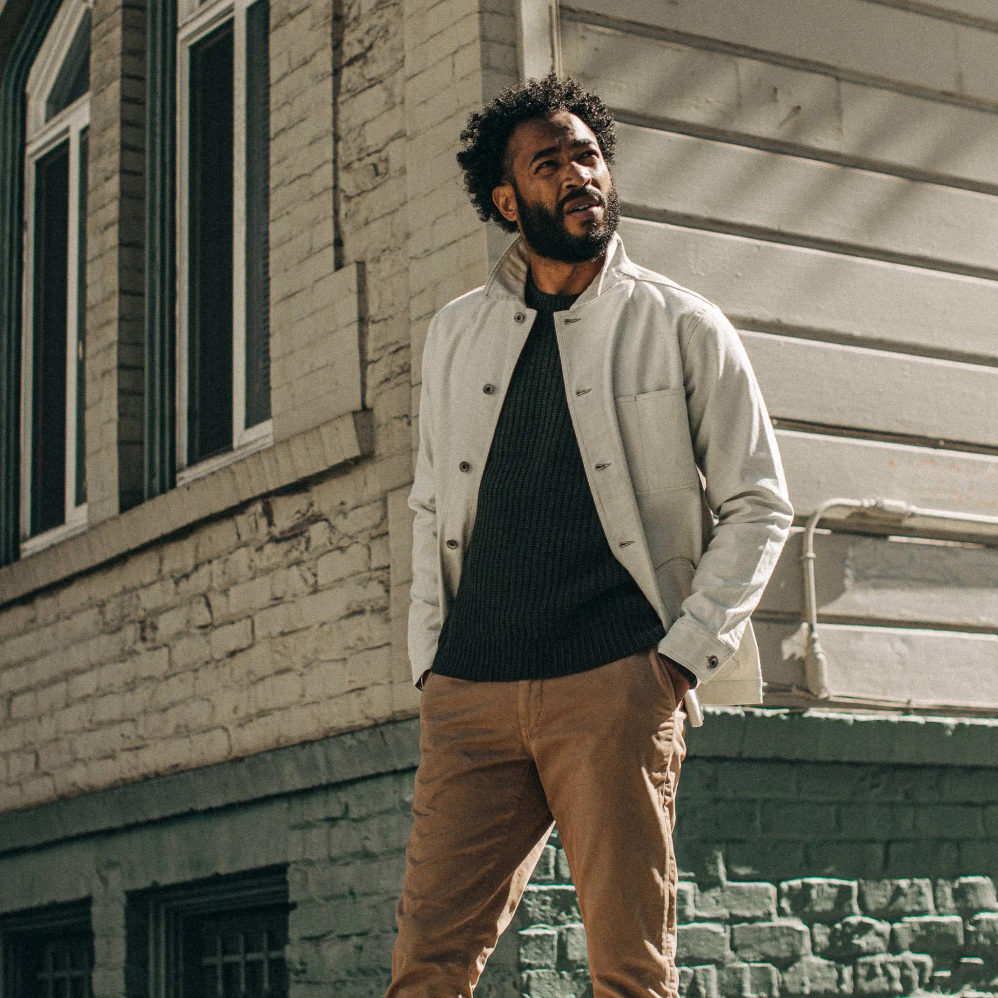 The Ojai Jacket in Natural Boss Duck sold by Taylor Stitch product image thumbnail 2