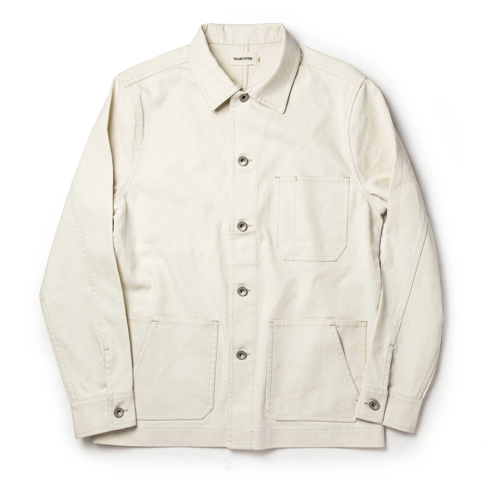 The Ojai Jacket in Natural Boss Duck sold by Taylor Stitch