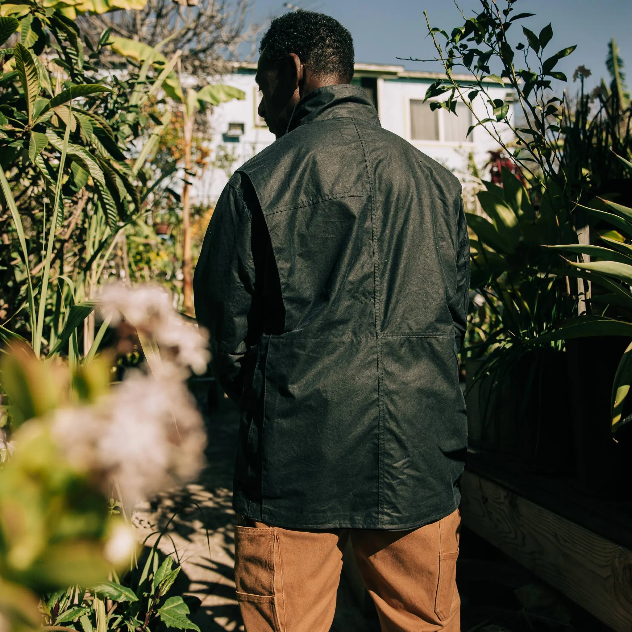 The Task Jacket in Waxed Navy sold by Taylor Stitch product image thumbnail 5