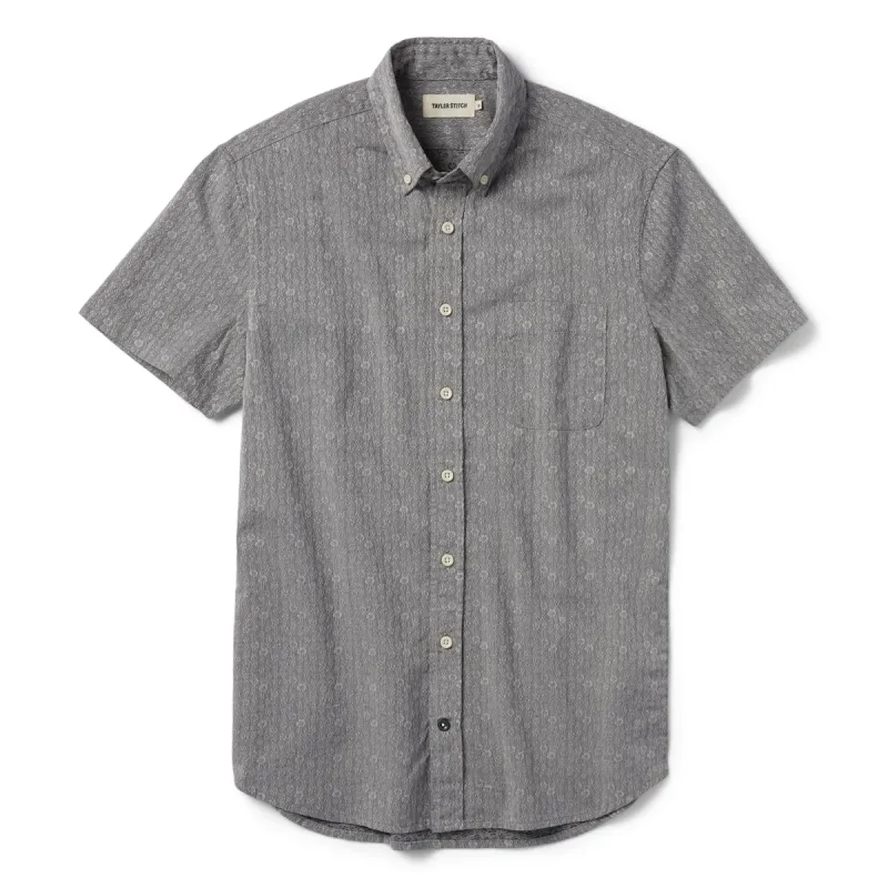 The Short Sleeve Jack in Ash Floral sold by Taylor Stitch