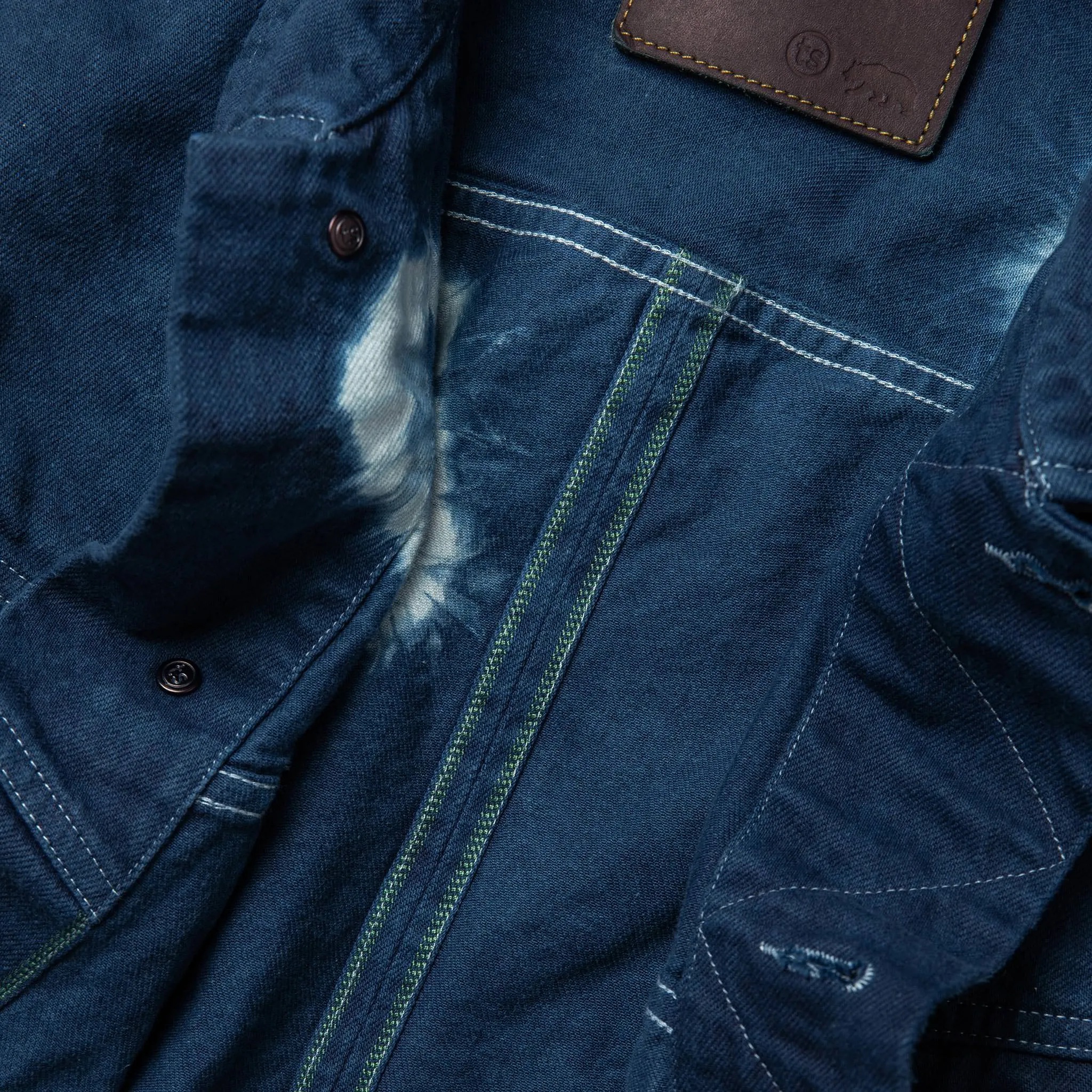 The Long Haul Jacket in Hand-Dyed Indigo sold by Taylor Stitch product image thumbnail 4