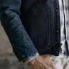 The Workhorse Jacket in Navy Chipped Canvas sold by Taylor Stitch
