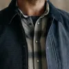 The Workhorse Jacket in Navy Chipped Canvas sold by Taylor Stitch