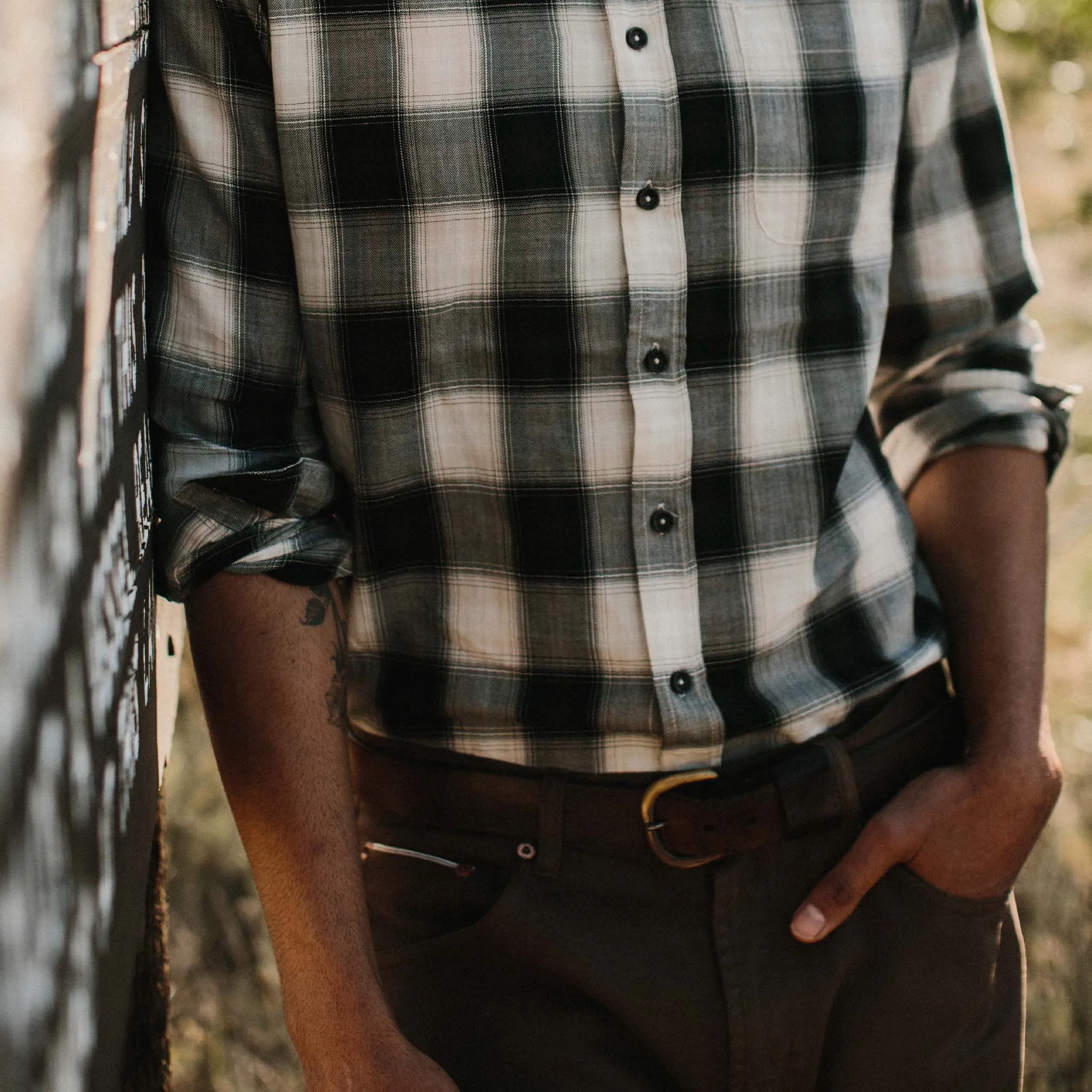 The Jack in Coal Herringbone Check sold by Taylor Stitch product image thumbnail 4