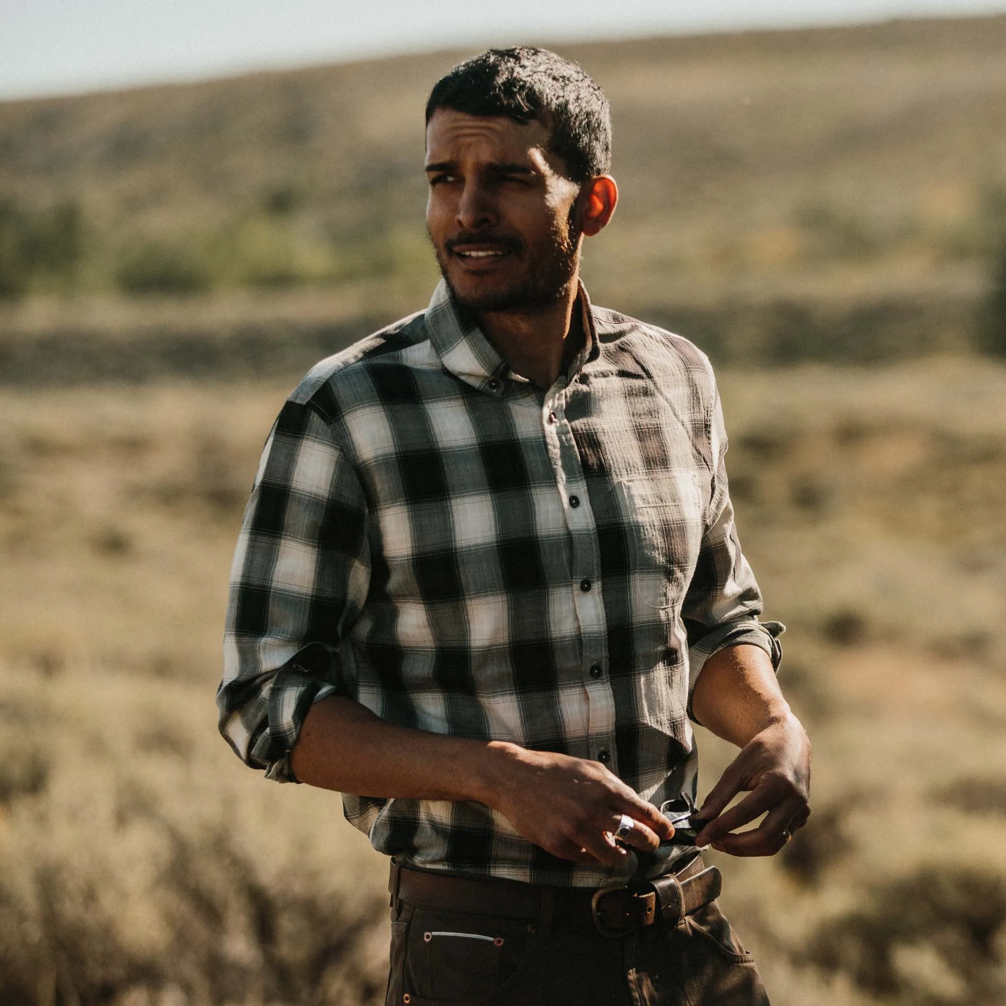 The Jack in Coal Herringbone Check sold by Taylor Stitch product image thumbnail 2