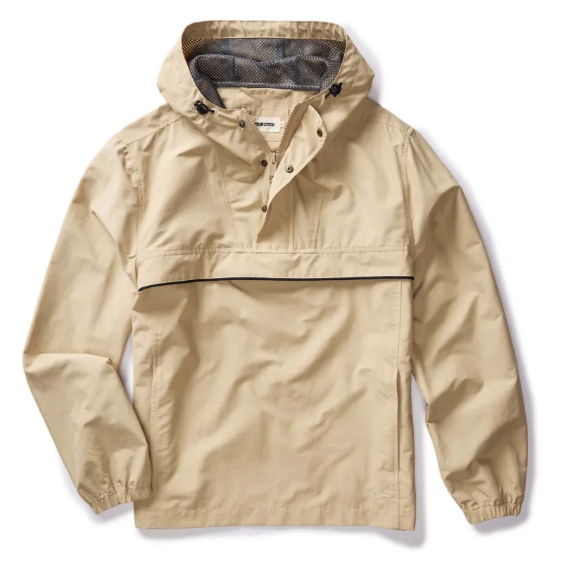 The Chapman Anorak in Light Khaki 60/40 made by Taylor Stitch
