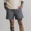 The Apres Short in Smoke Sixty Forty sold by Taylor Stitch