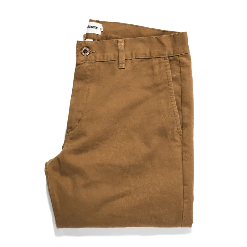 The Slim Chino in British Khaki sold by Taylor Stitch