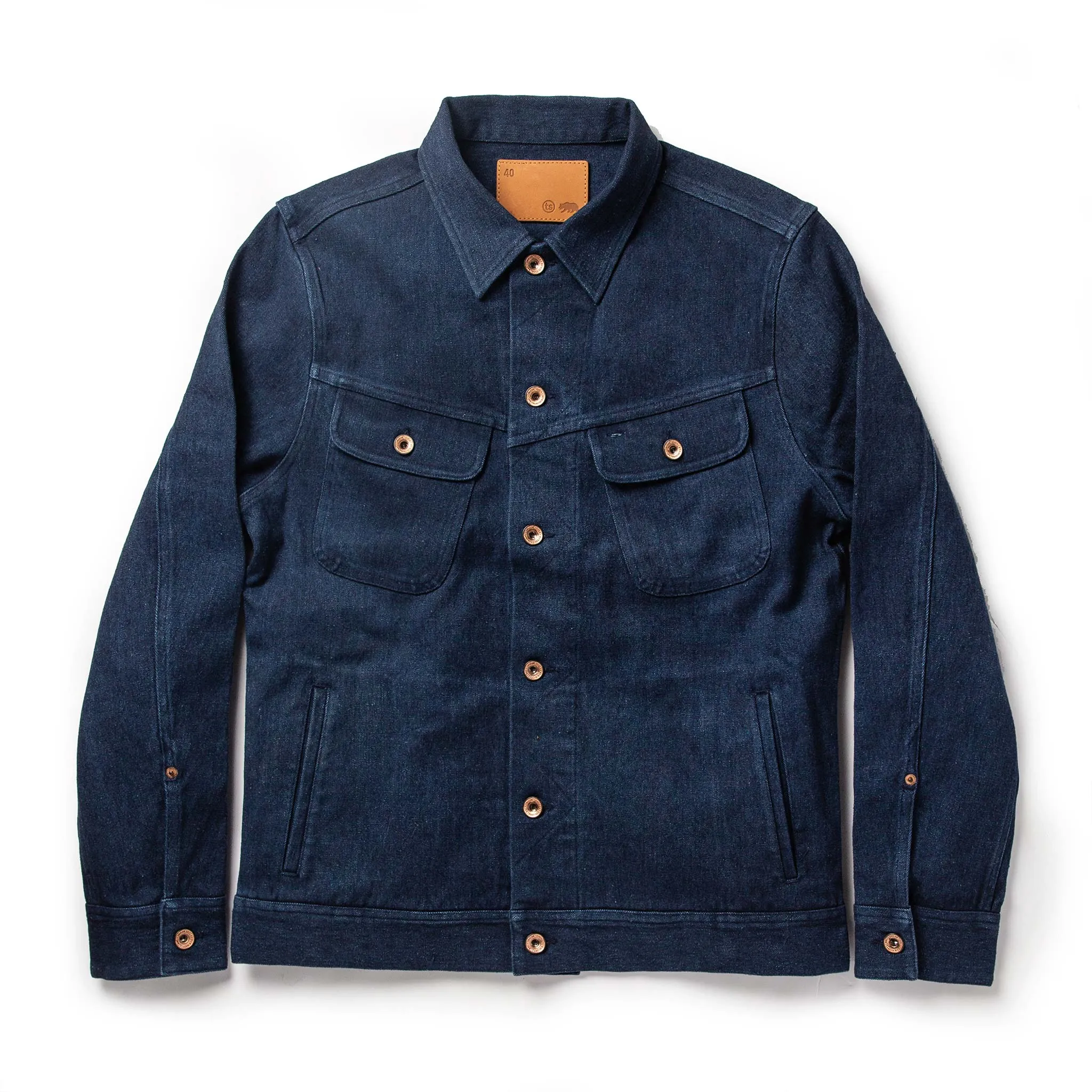 The Long Haul Jacket in Indigo Boss Duck sold by Taylor Stitch