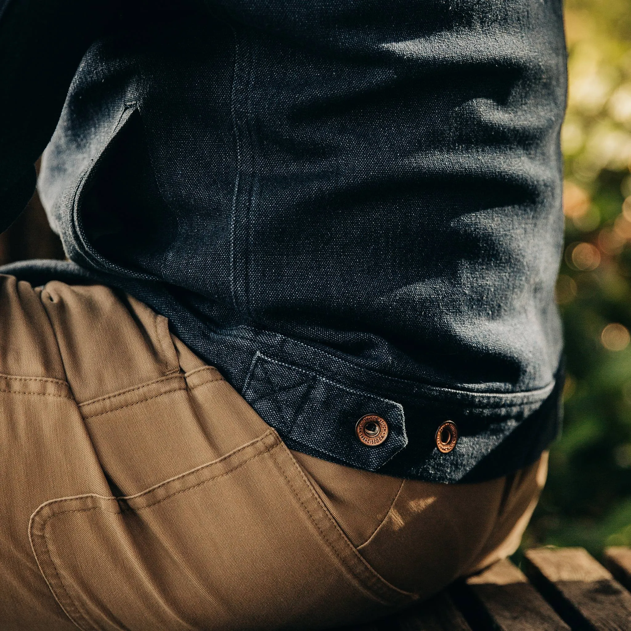 The Long Haul Jacket in Indigo Boss Duck sold by Taylor Stitch product image thumbnail 4