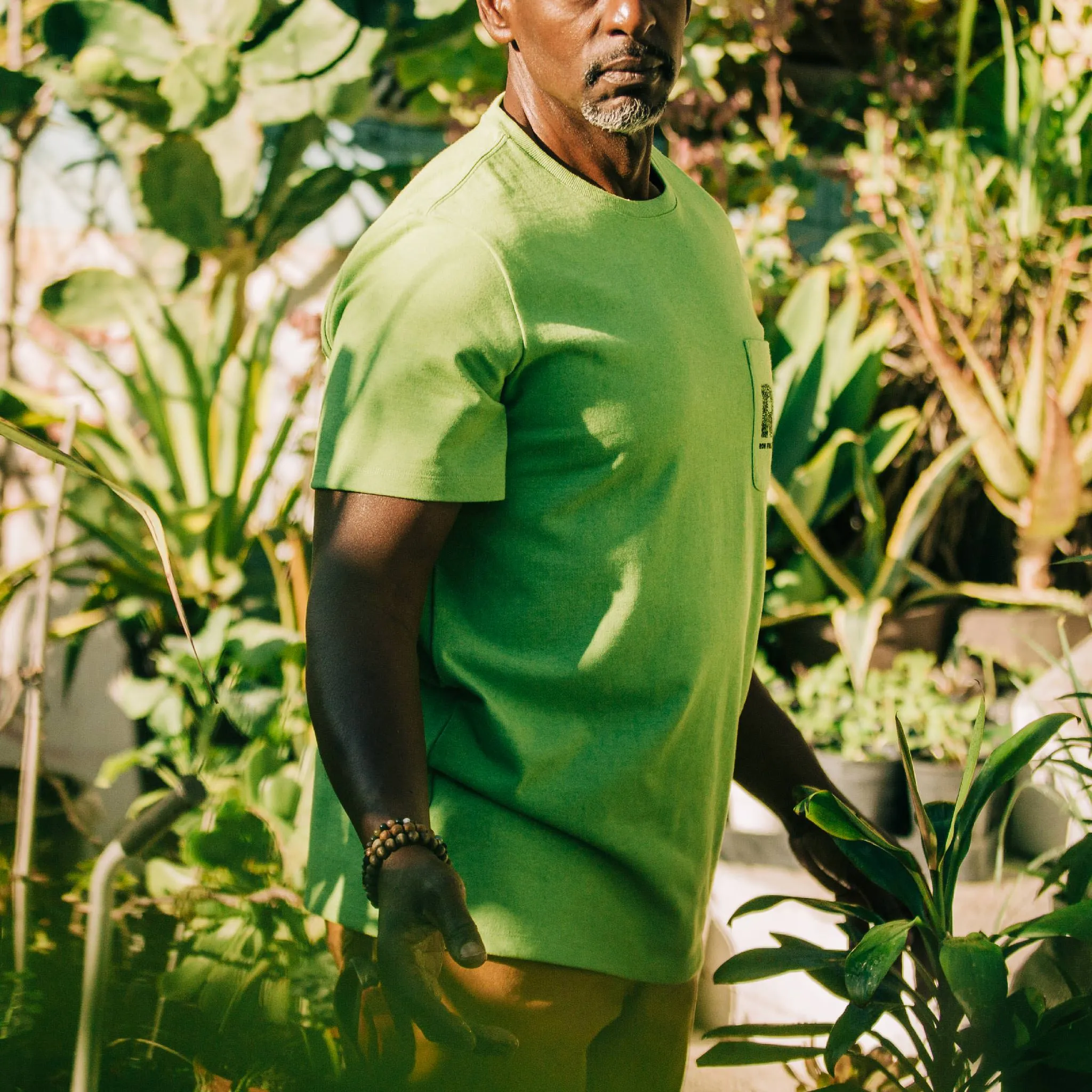 The Heavy Bag Tee in Chlorophyll sold by Taylor Stitch product image thumbnail 4