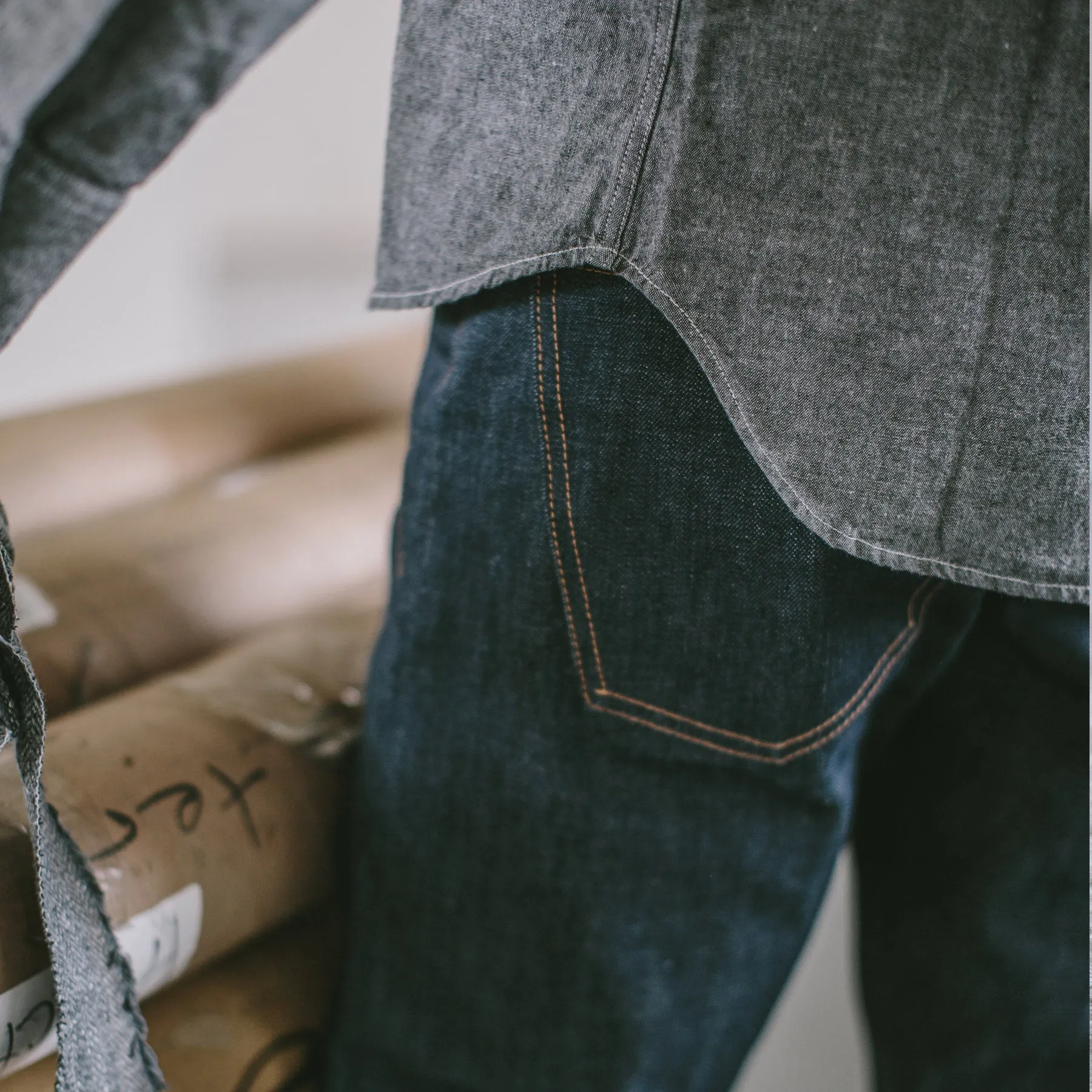 The Slim Jean in Cone Mills '68 Selvage sold by Taylor Stitch product image thumbnail 4