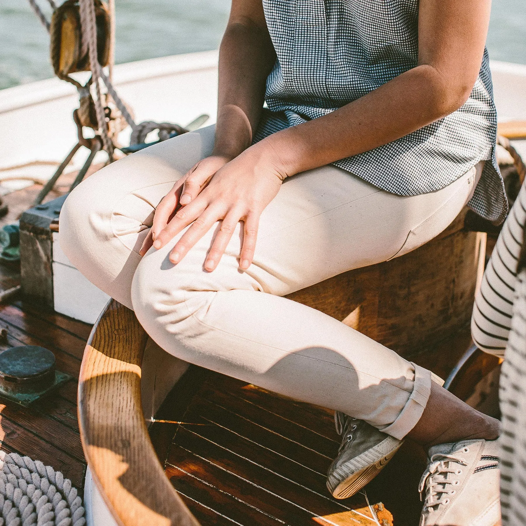 The Adler Jean in Cone Mills Natural sold by Taylor Stitch product image thumbnail 2