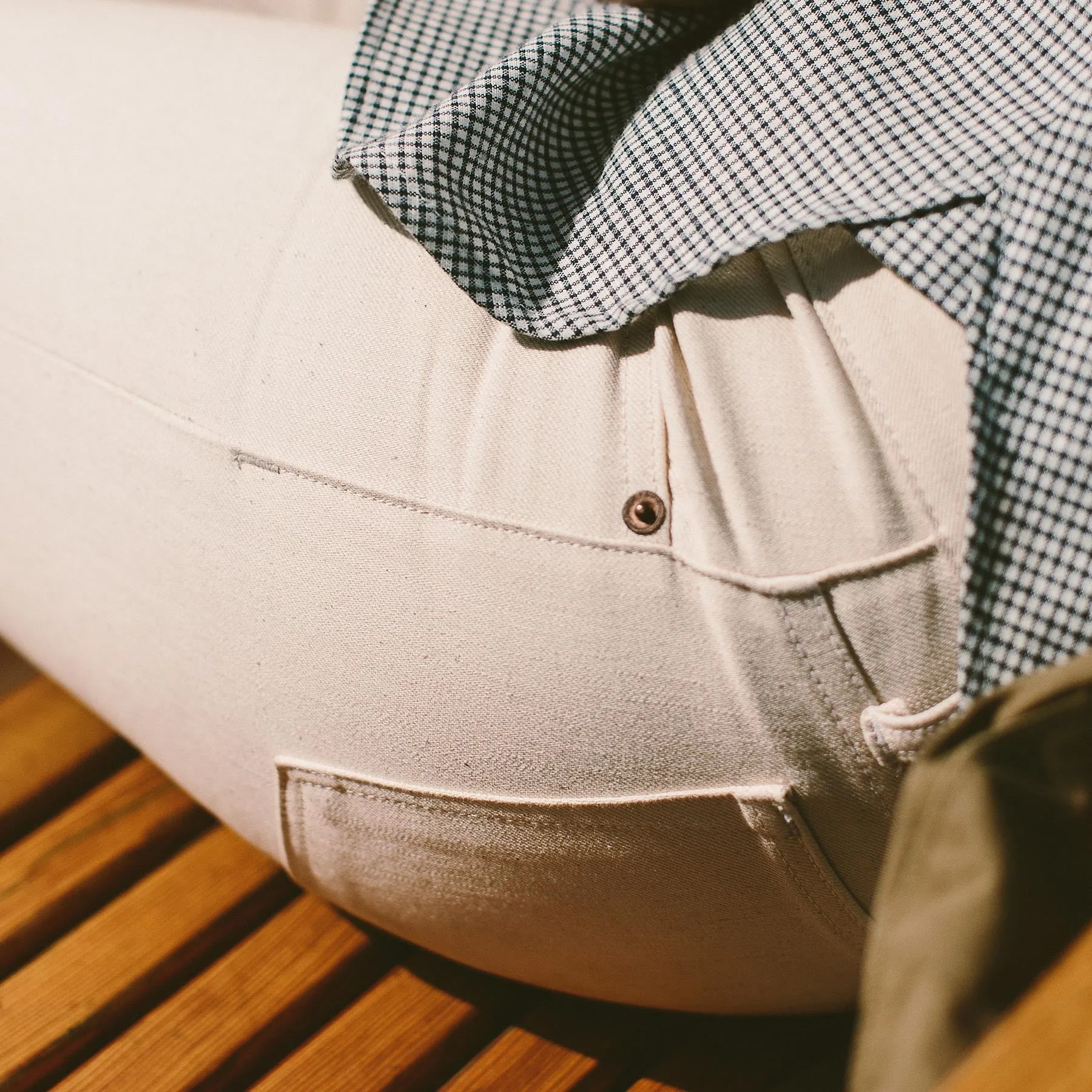 The Adler Jean in Cone Mills Natural sold by Taylor Stitch product image thumbnail 5