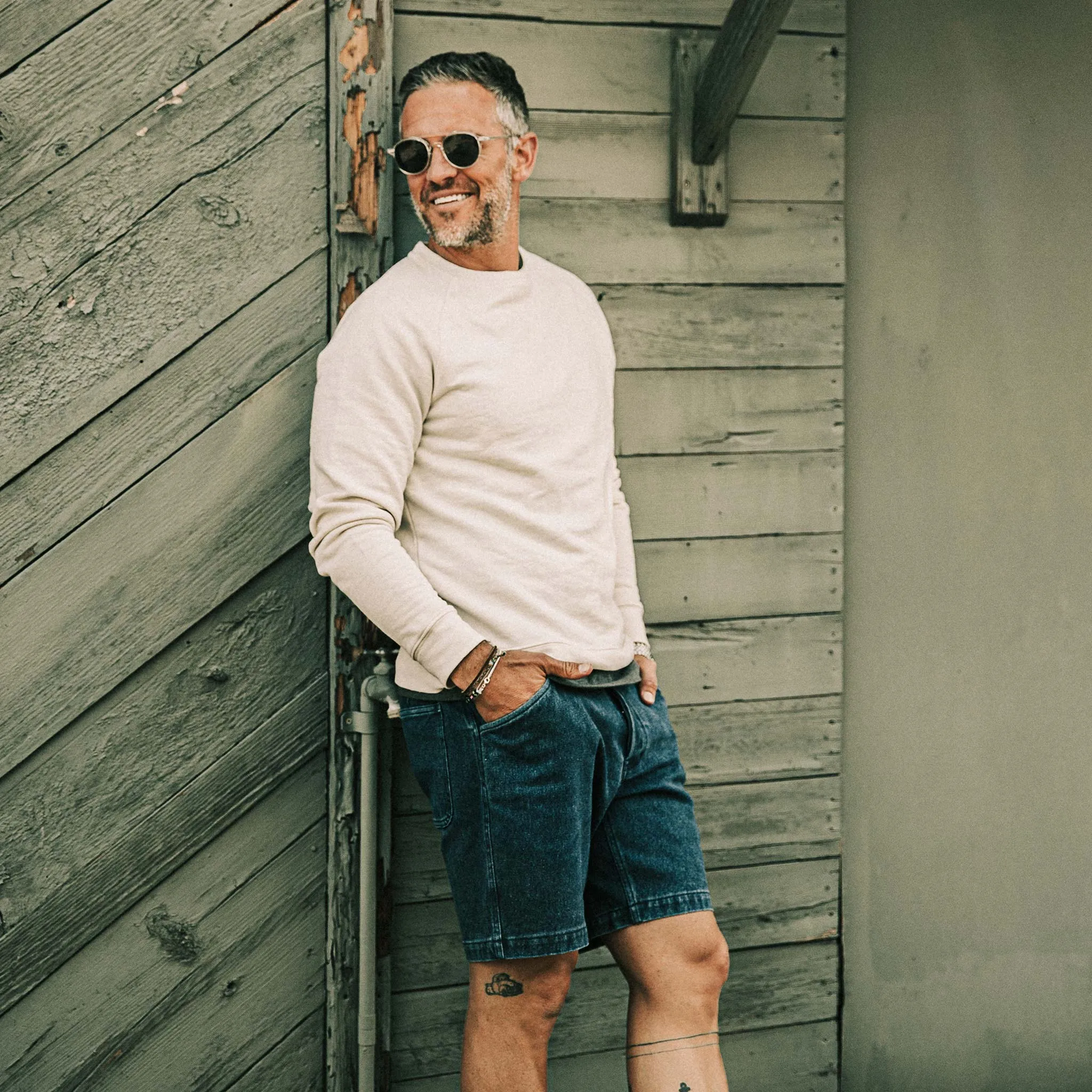 The Camp Short in Indigo Boss Duck sold by Taylor Stitch product image thumbnail 2