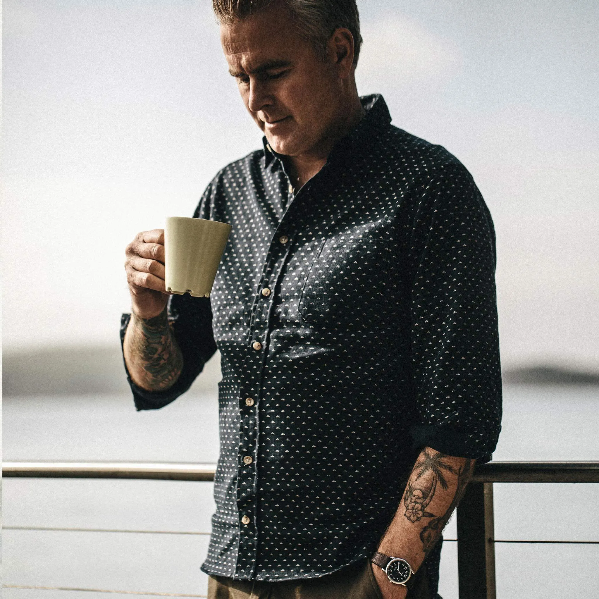 The California in Indigo Pyramid sold by Taylor Stitch product image thumbnail 2