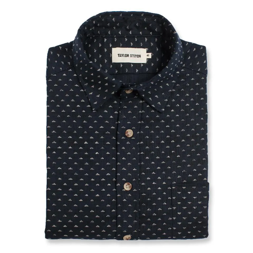 The California in Indigo Pyramid sold by Taylor Stitch